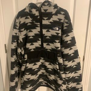 North Face Mens XL Fleece 3/4 Zip Pullover